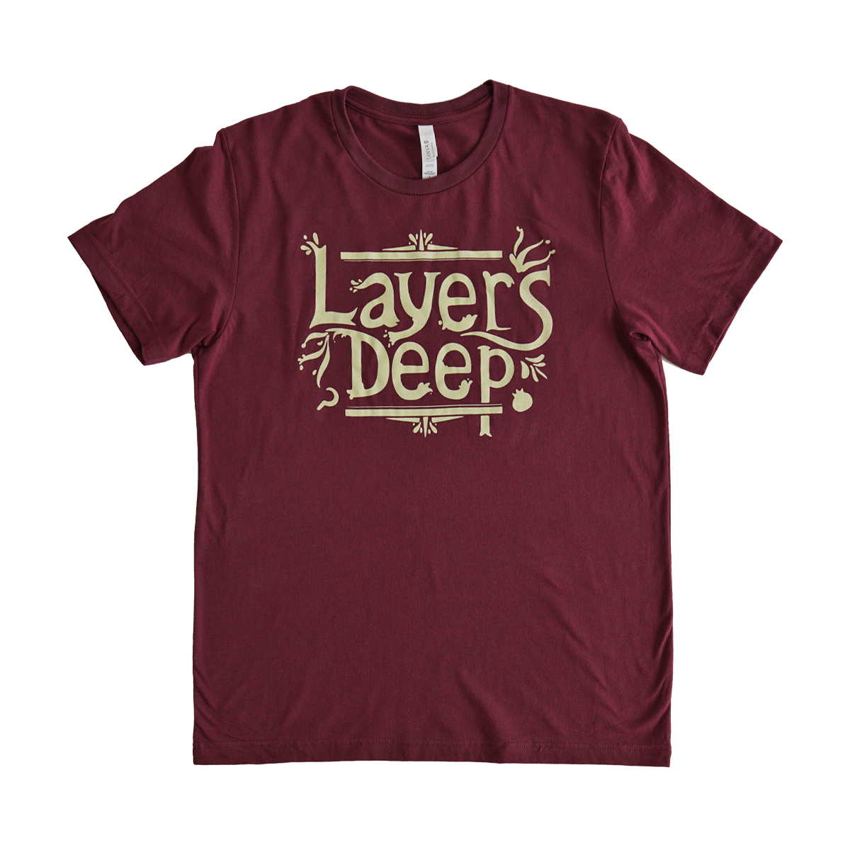 LAYERS DEEP - T-SHIRT - HEATHER CARDINAL