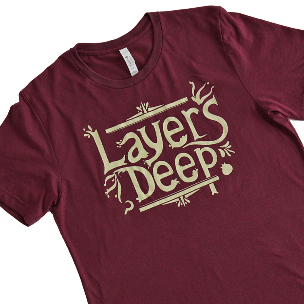 LAYERS DEEP - T-SHIRT - HEATHER CARDINAL